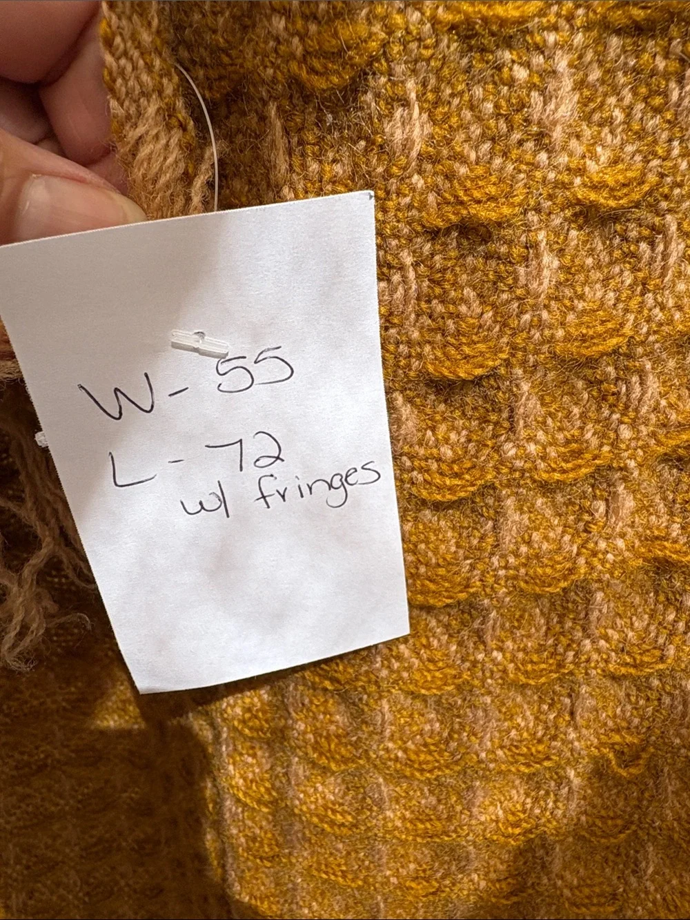 Vintage cozy waffle